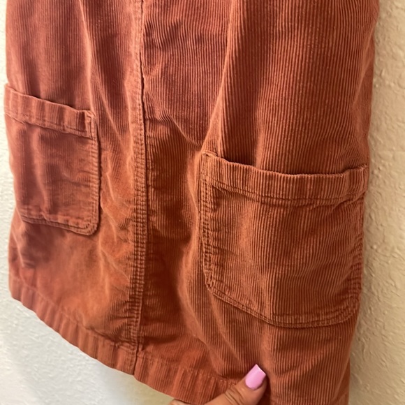 Dusty Pink Overall Dress - Picture 6 of 9